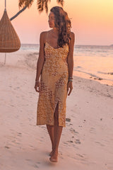 Midikleid Golden Rivers
