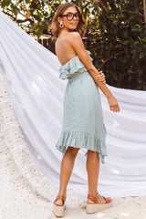 Carlotta Midikleid Salbeigrün