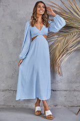 Rhythm Time Maxikleid Blau