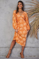 Endless Possibilities Maxikleid Orange