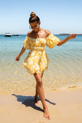 Love In The Sand Dress Gelb