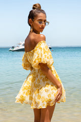 Love In The Sand Dress Gelb
