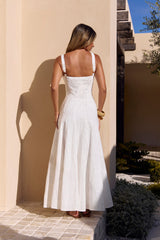 Sunbeam Social Maxikleid Weiß