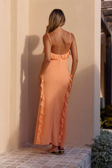 Cool With You Maxikleid Orange