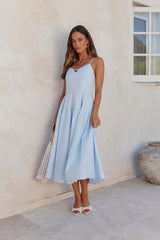 Rising Suns Midikleid Blau