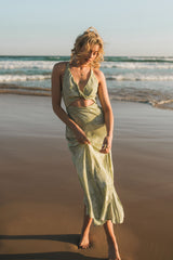 Maxikleid „Expectations“ Grün