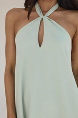 Coconut Sips Minikleid Salbei