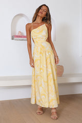 Haze Glow Maxikleid Gelb