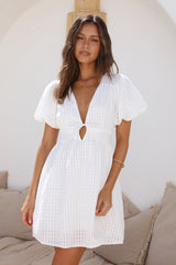 Drachenflug-Kleid Weiß