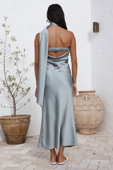 Over The Pond Maxi Dress Blue