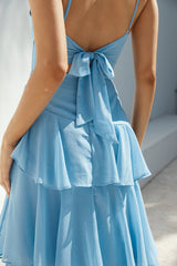 Maggie Made Maxi Dress Blue