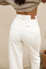 LEE High Baggy Jean Organic White