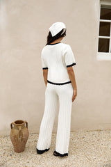 Colder Days Knit Top White