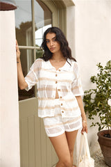Sailing Seas Knit Set White