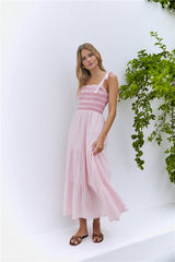 Sweet Whispers Maxi Dress Pink