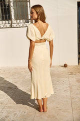 Growing Garden Maxikleid Gelb
