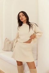 Season Of Dreams Knit Sweater Cream