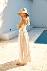 SEVEN WONDERS Zephy Maxikleid Sand