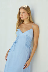 Maxikleid Seabreeze Blau