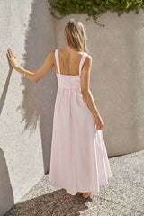 FORTUNATE ONE Hoffnungsvolles Romantisches Maxikleid Pink