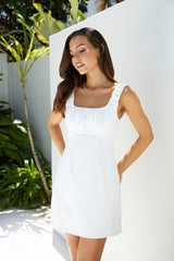 Short and Sweet Mini Dress White