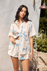 Roaming Around Shirt Blue