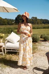 Maxikleid Sunset Trails Gelb