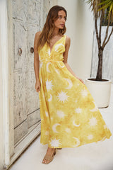 Solar Eclipse Maxikleid Gelb