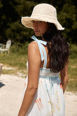 Provence Escape Linen Maxi Dress Multi