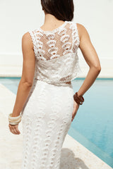 Island Dreaming Crotchet Set White