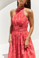 Elysian Sunset Maxi Dress Pink