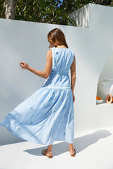 Miss Honey Maxikleid Blau