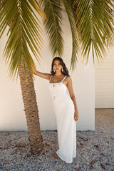 Cabana Bliss Maxi Dress White