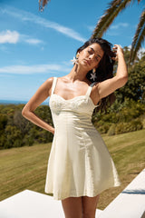 Sound Of Seas Minikleid Gelb