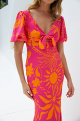 Sommerliebe Midikleid Pink