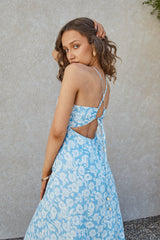 Tropicana Maxi Dress Blue
