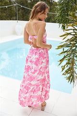 Maybe Another Life Maxikleid Pink
