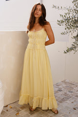 Understand It Maxikleid Gelb