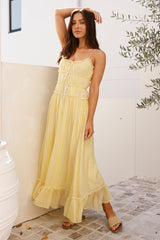 Understand It Maxikleid Gelb