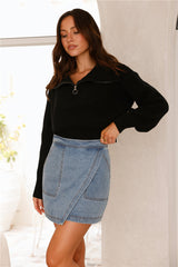 Noelle Knit Jumper Black