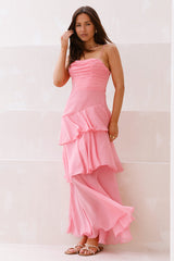 Love Locket Maxikleid Pink