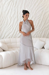 Maxikleid Tidal Wave Braun