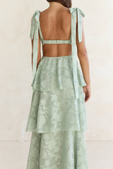 Meadow Of Dreams Maxi Dress Sage