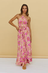 Maxikleid „Sunset Shadows“ Lila