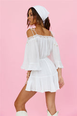 Floating Above Romper White