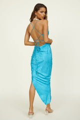 Joyride Midikleid Blau