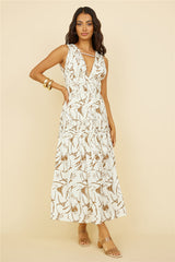Through the Trees Maxi Dress White