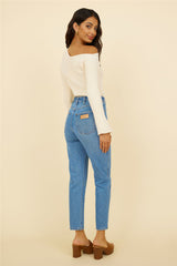 WRANGLER Drew Mom Jean Blue Revival