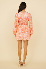 Moment, in dem ich wusste, Kleid orange