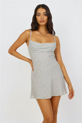 Springtime Lover Dress Grey